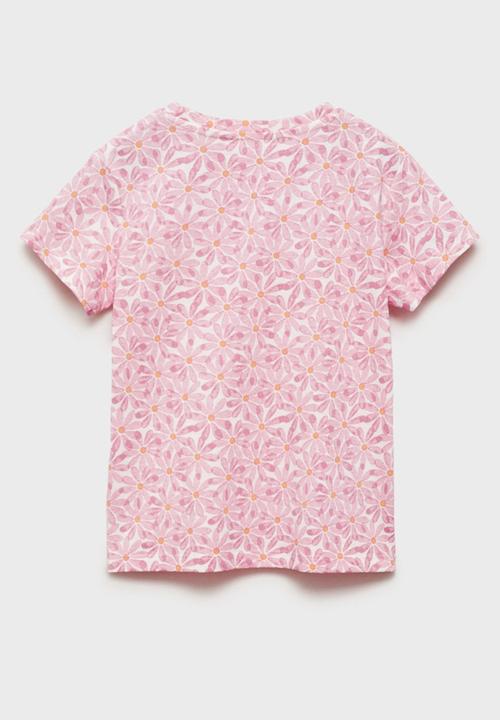 MANGO - T-shirt mangofi - pink