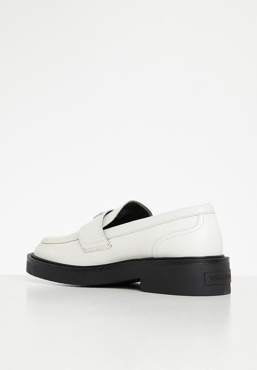 Tommy Hilfiger - Hardwear leather loafer - ecru