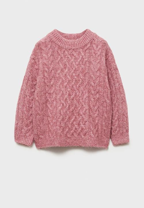 MANGO - Sweater berry - pink