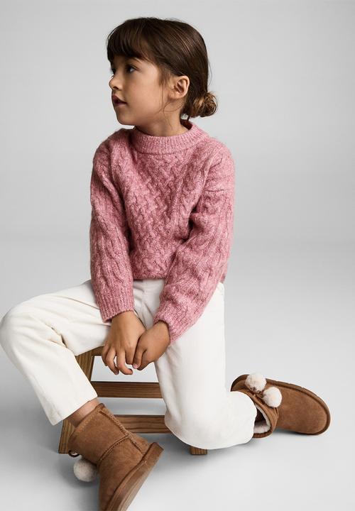 MANGO - Sweater berry - pink