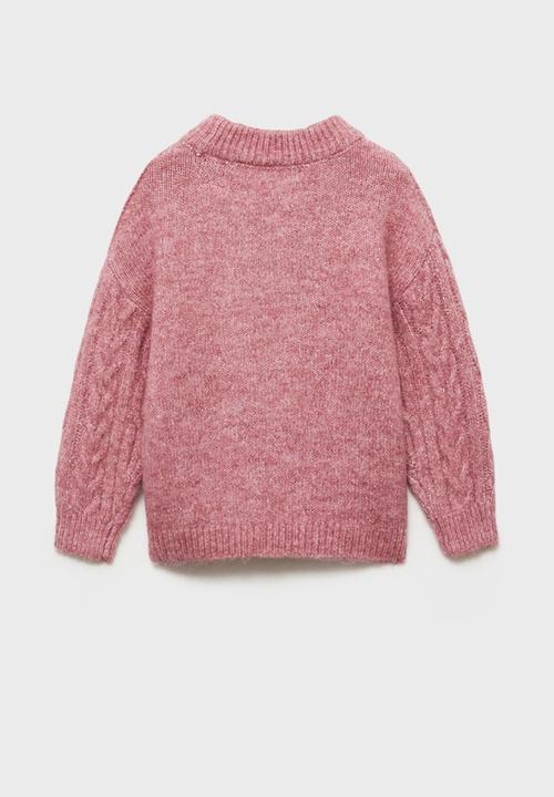 MANGO - Sweater berry - pink