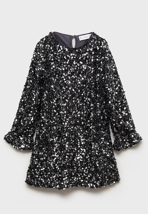 MANGO - Dress brillib - charcoal