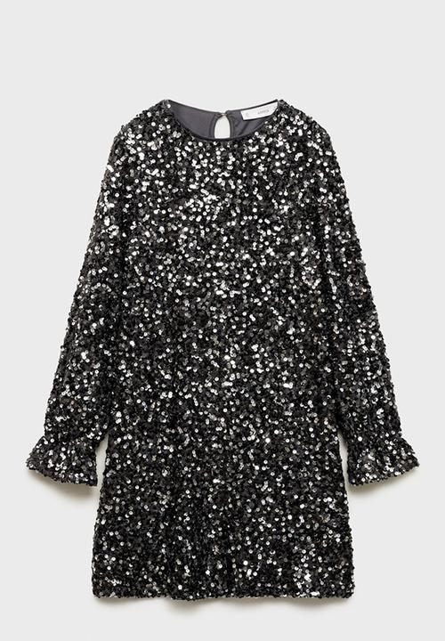 MANGO - Dress brilli - charcoal