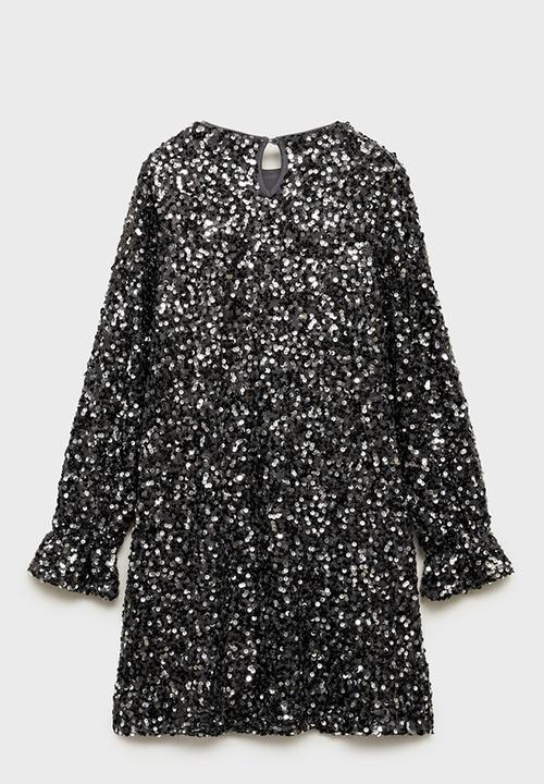 MANGO - Dress brilli - charcoal