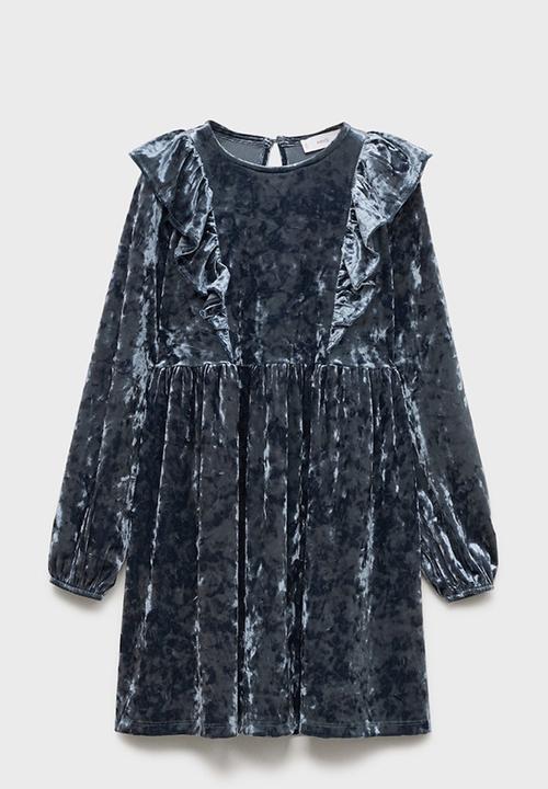MANGO - Dress saturn - medium blue