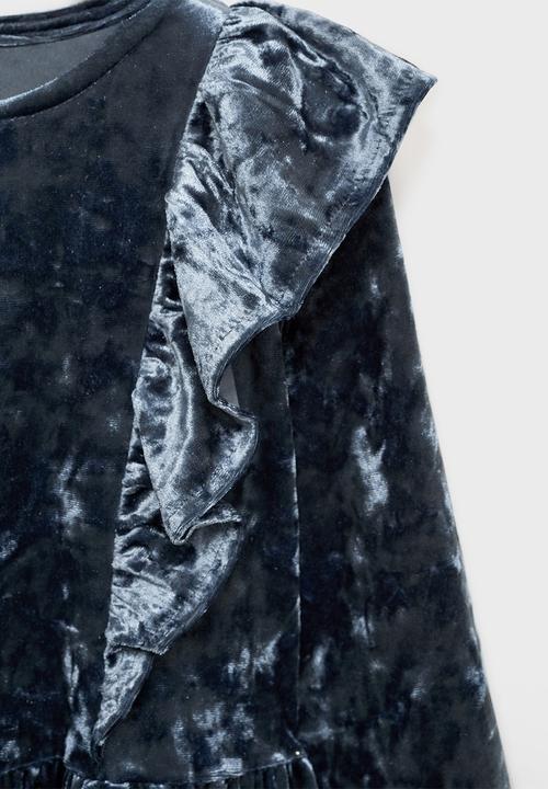 MANGO - Dress saturn - medium blue
