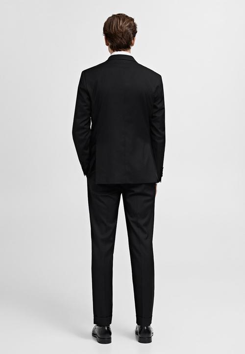 MANGO - Blazer smoking - black