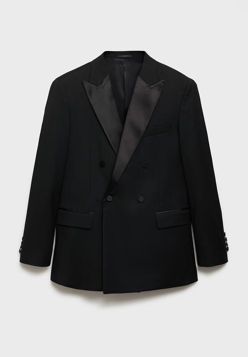 MANGO - Blazer smoking - black