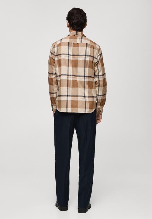 MANGO - Shirt pierre - light beige