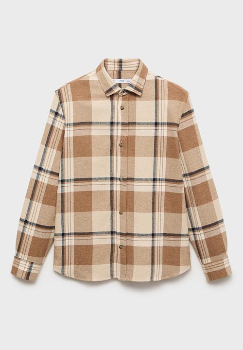MANGO - Shirt pierre - light beige