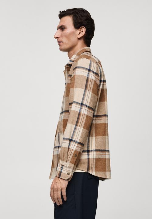 MANGO - Shirt pierre - light beige