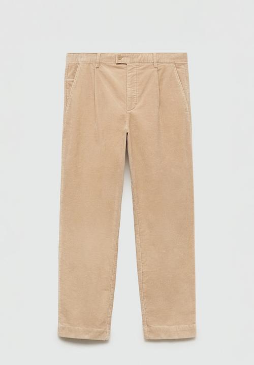 MANGO - Trousers Rascal - Light Beige