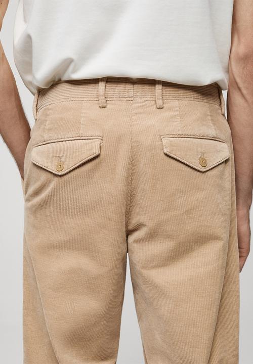 MANGO - Trousers Rascal - Light Beige