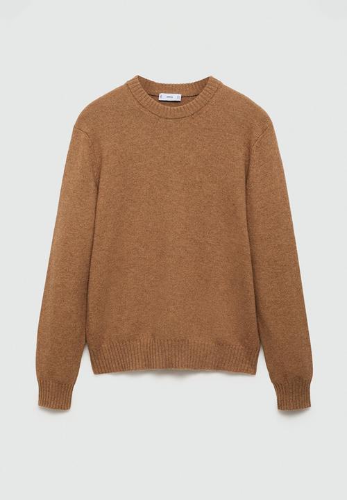 MANGO - Sweater lotus - medium brown