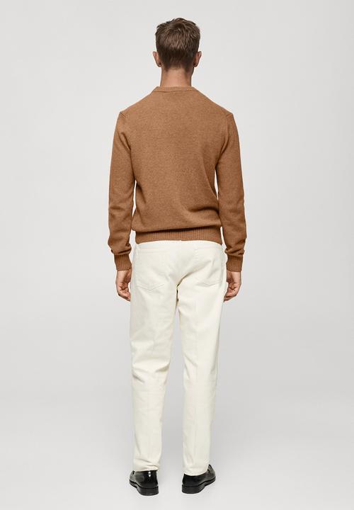 MANGO - Sweater lotus - medium brown