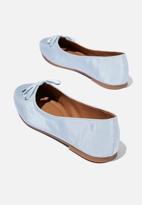Cotton On - Mia bow ballerina - soft blue grosgrain