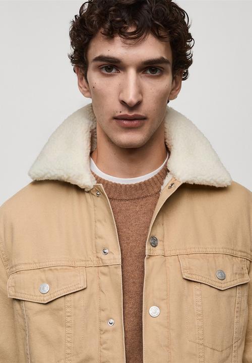 MANGO - Jacket wasp - light beige