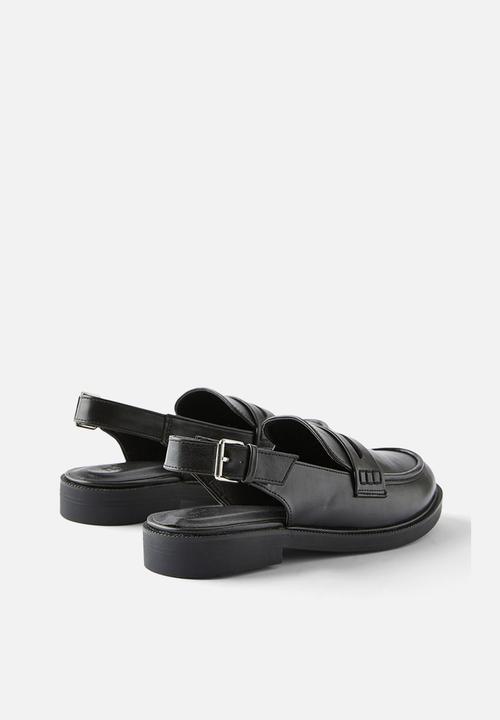 Cotton On - Ciara classic slingback loafer - black smooth