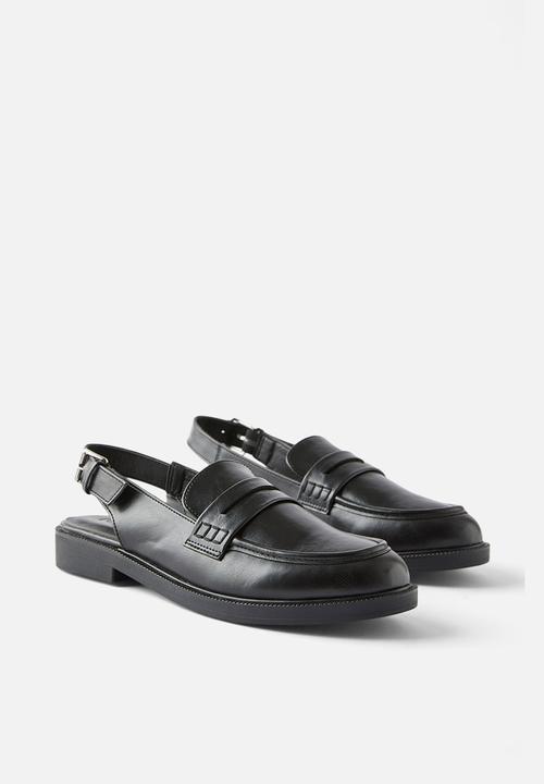 Cotton On - Ciara classic slingback loafer - black smooth