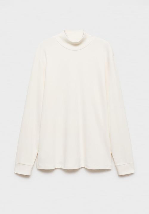 MANGO - T-shirt luton - light beige