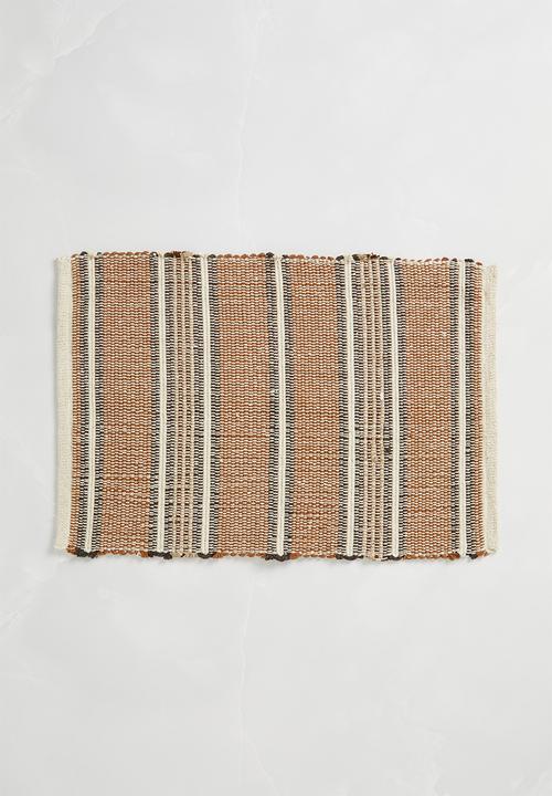 Sixth Floor - Bayadere stripe placemats set of 4 - Natural