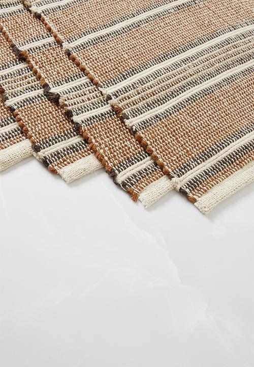 Sixth Floor - Bayadere stripe placemats set of 4 - Natural