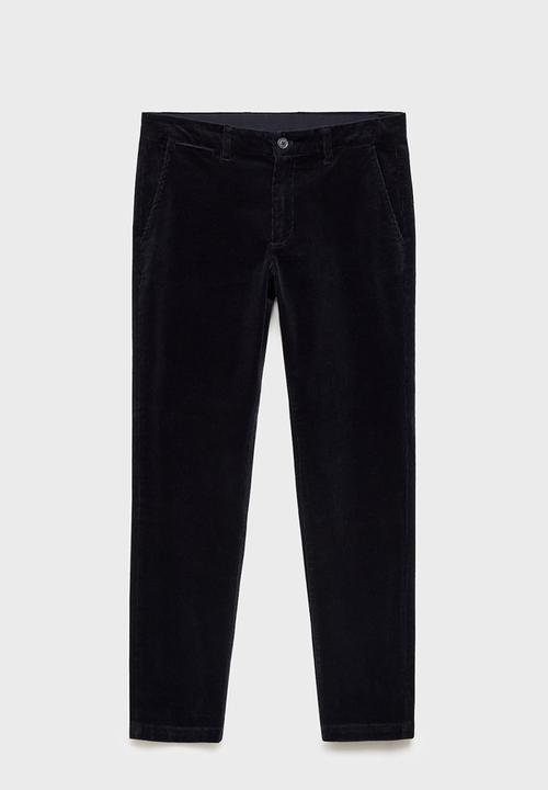 MANGO - Trousers Berdam - Navy