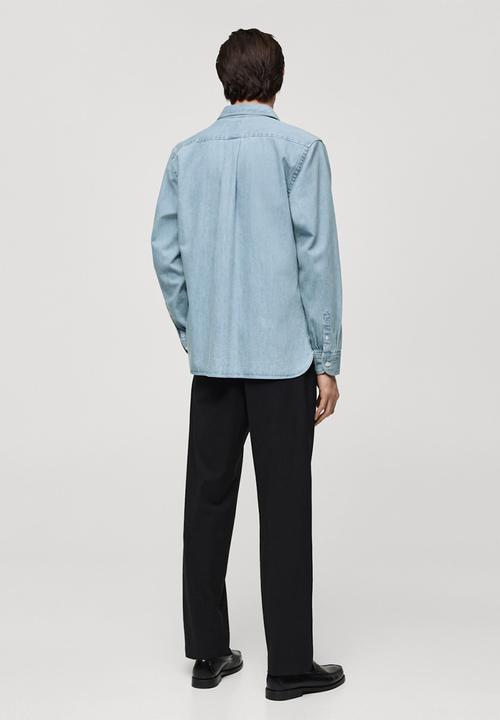 MANGO - Shirt robin - light denim