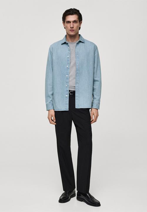 MANGO - Shirt robin - light denim