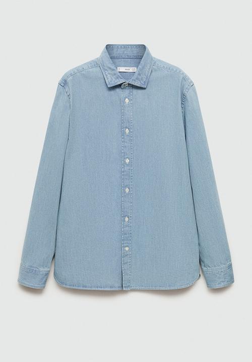 MANGO - Shirt robin - light denim