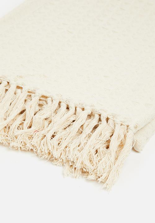 Sixth Floor - Waffle Throw - Natural