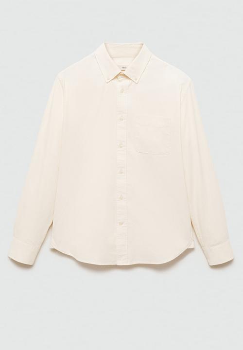 MANGO - Shirt tadi - white
