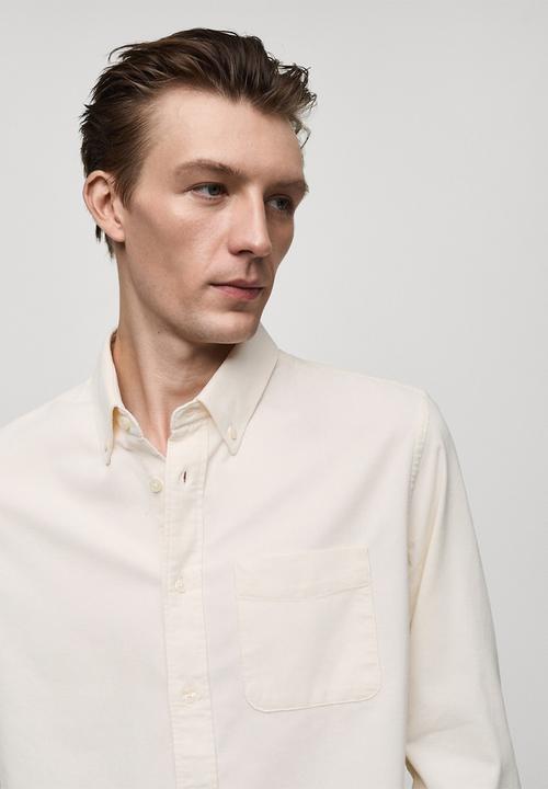 MANGO - Shirt tadi - white