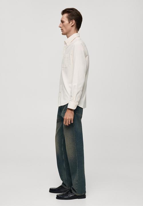 MANGO - Shirt tadi - white
