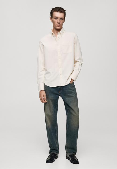 MANGO - Shirt tadi - white