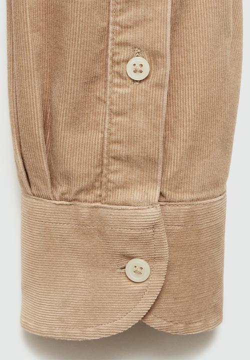 MANGO - Shirt tadi - light beige