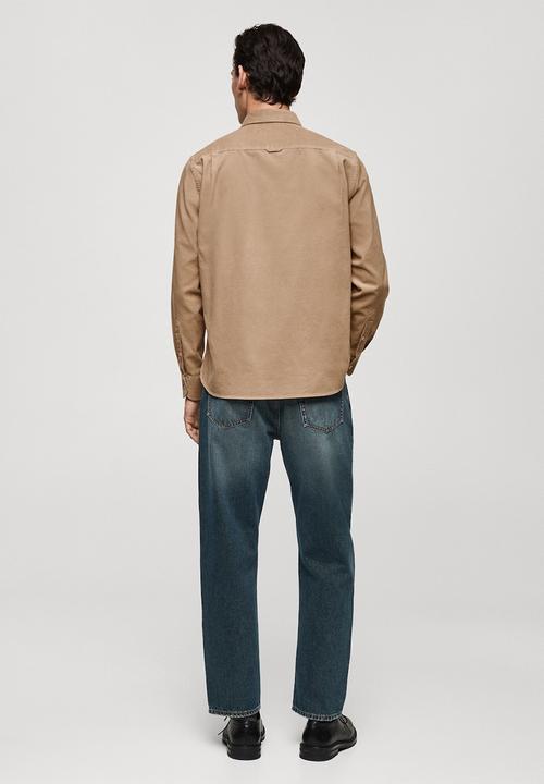 MANGO - Shirt tadi - light beige