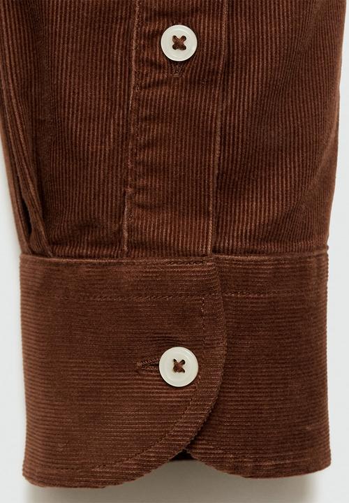 MANGO - Shirt tadi - brown