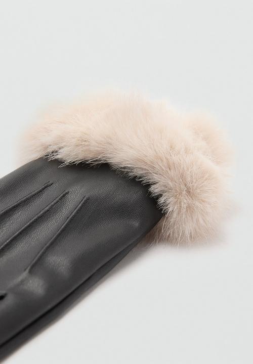 MANGO - Otto gloves - black