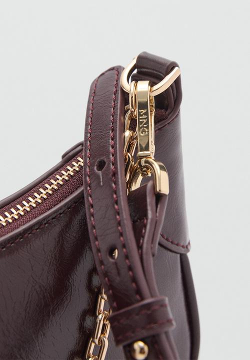 MANGO - Shoulder bag antonio - bordeaux