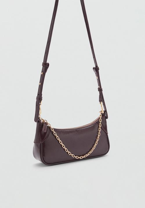 MANGO - Shoulder bag antonio - bordeaux