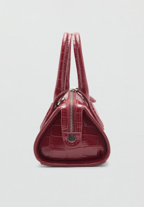 MANGO - Crossbody bag cuena - red