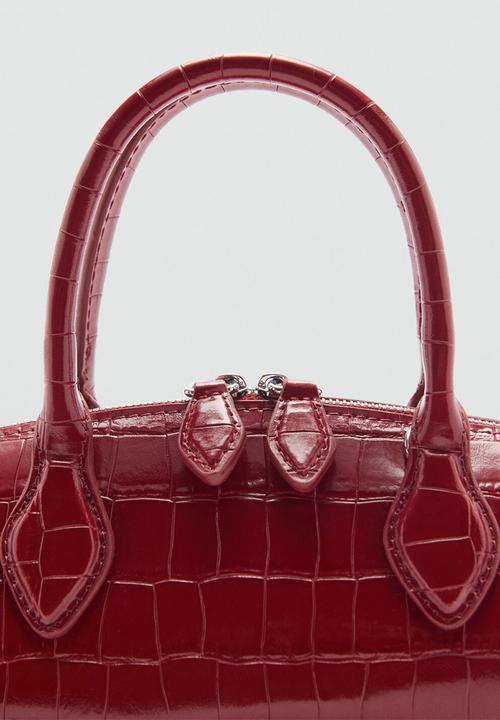 MANGO - Crossbody bag cuena - red