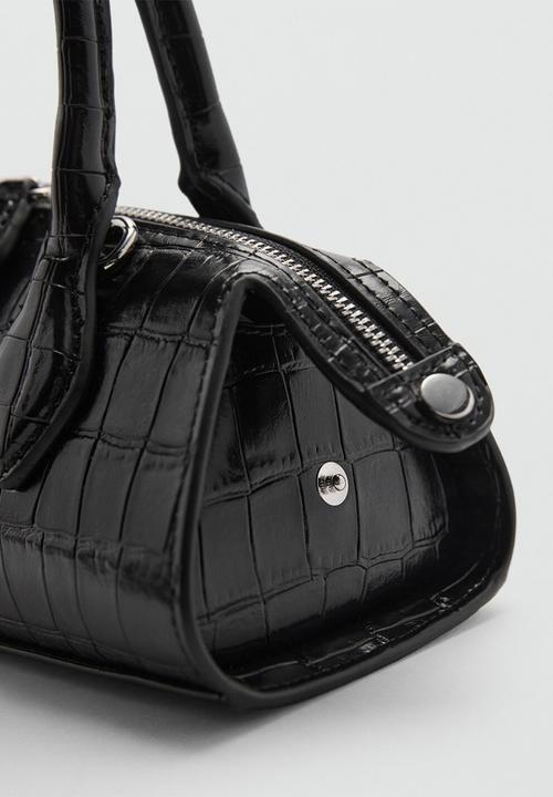 MANGO - Crossbody bag cuena-black