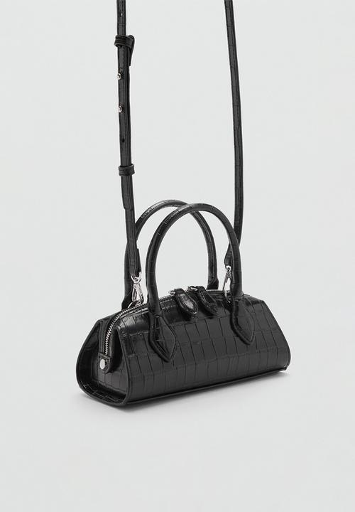 MANGO - Crossbody bag cuena-black