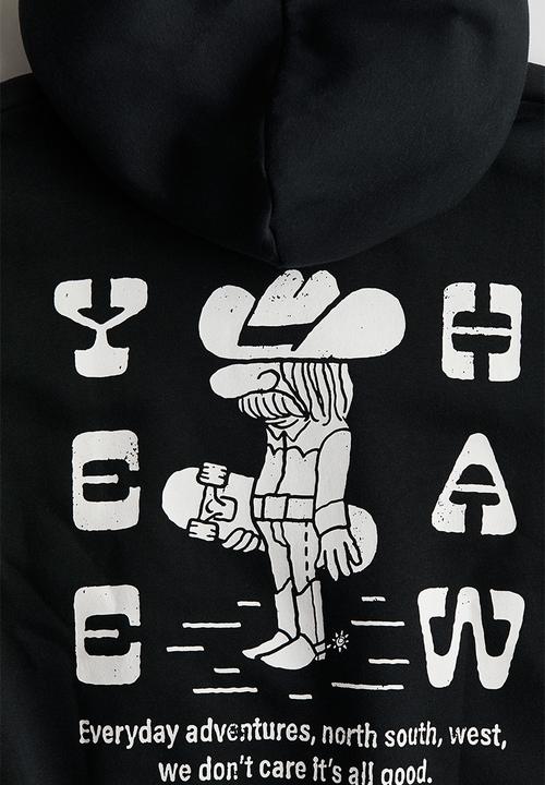 H&M - Hoodie - black giddy up