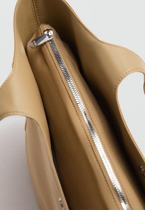 MANGO - Tote bag tambor - beige