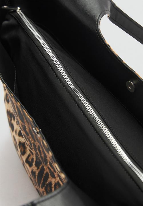 MANGO - Tote bag tambor - brown