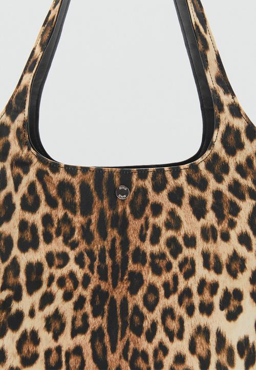 MANGO - Tote bag tambor - brown