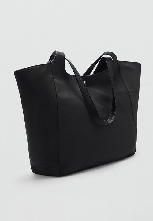 MANGO - Tote bag tambor - black